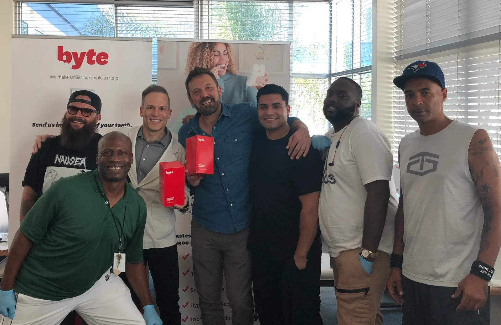 Dr. Marashi with the byte team